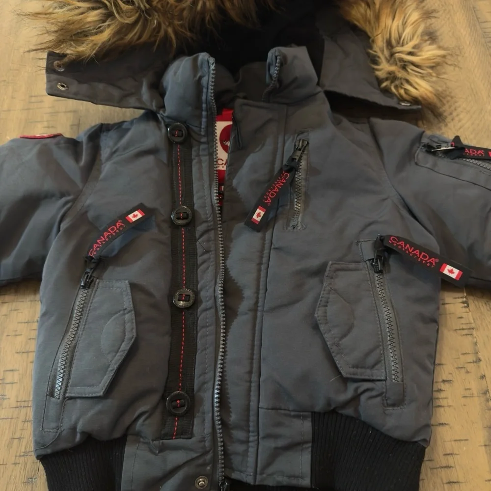 Puffer Coat Canada weather Gear 🍁Jacket with Fur Hood